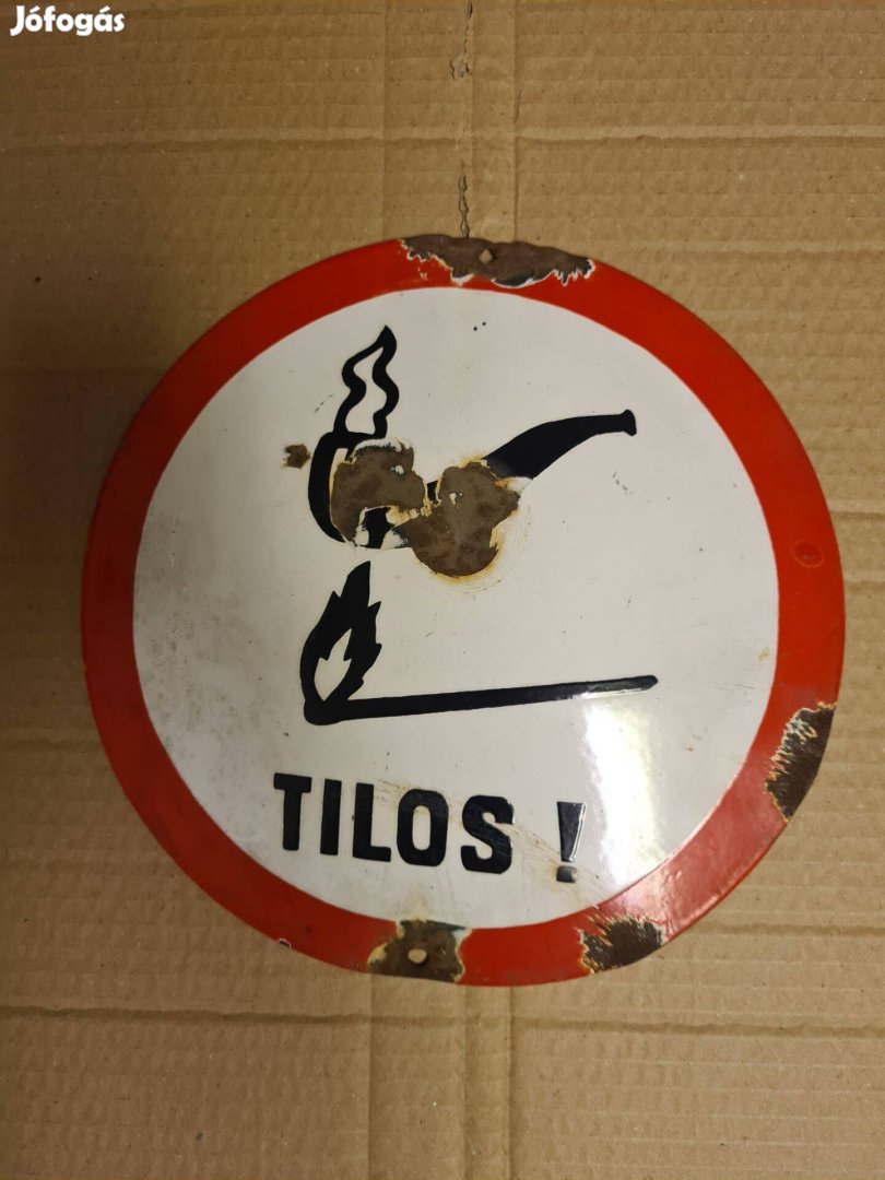 Régi zománc tábla