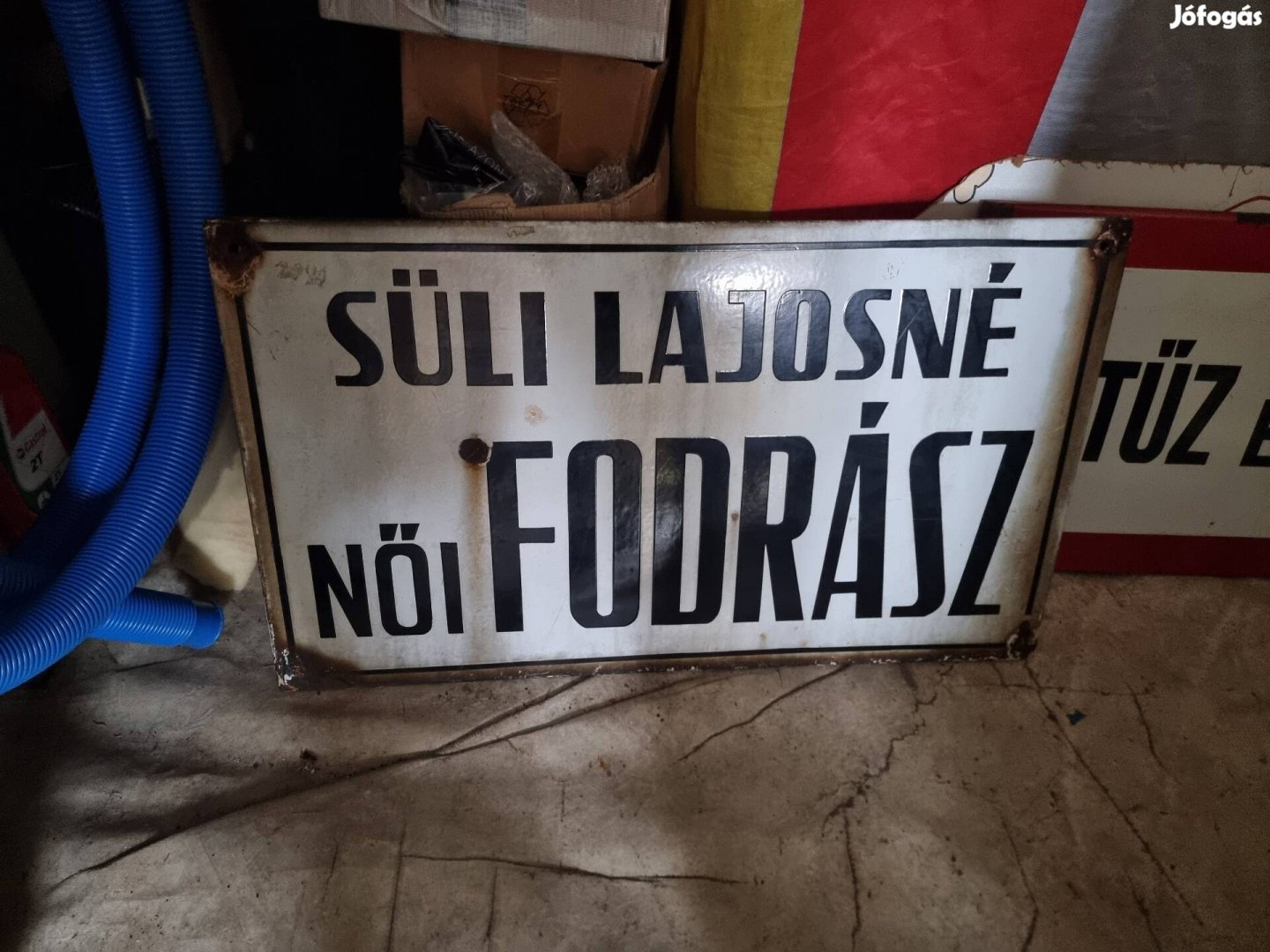Régi zománctáblák, nagy méret 