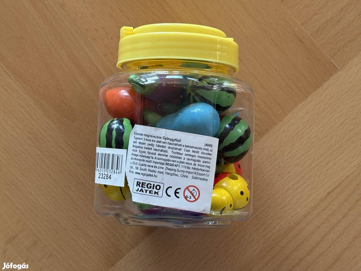 Regio Játék Gyöngyfűző fejlesztő játék új bontatlan