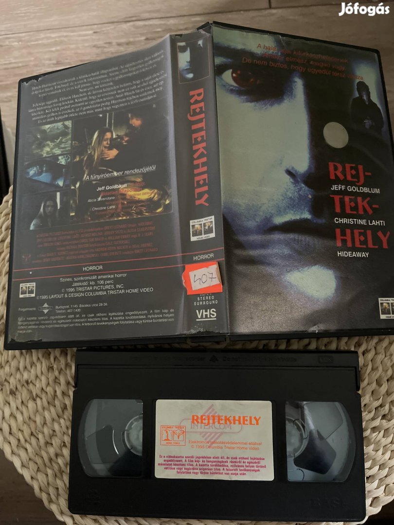 Rejtekhely vhs film