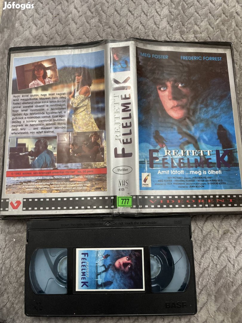 Rejtett félelmek vhs nagytok thriller