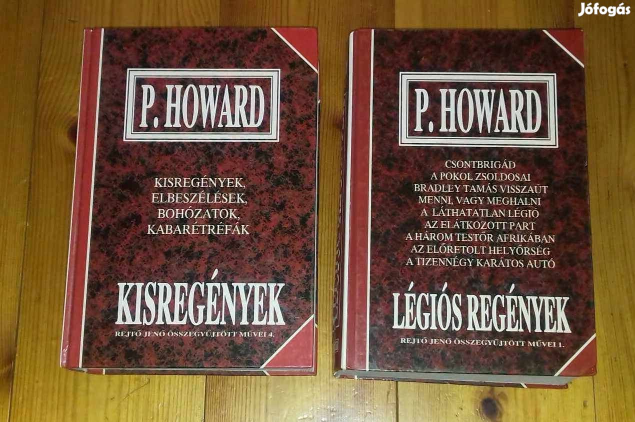 Rejtő Jenő (P. Howard) Kisregények, Légiós regények