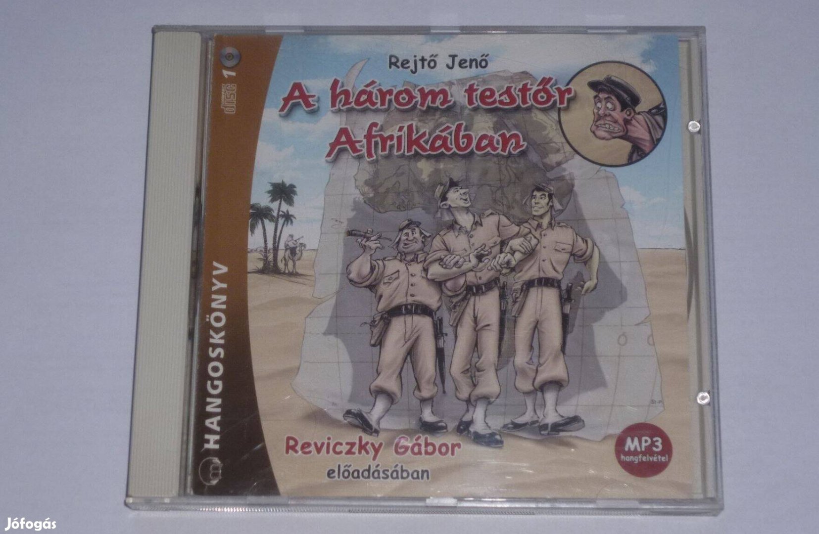 Rejtő Jenő hangoskönyvek - A három testőr Afrikában MP3 CD
