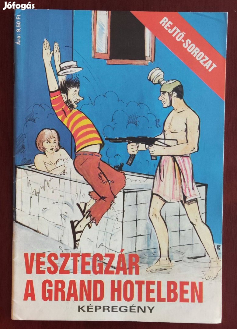 Rejtő Jenő képregény Vesztegzár a Grand hotelben