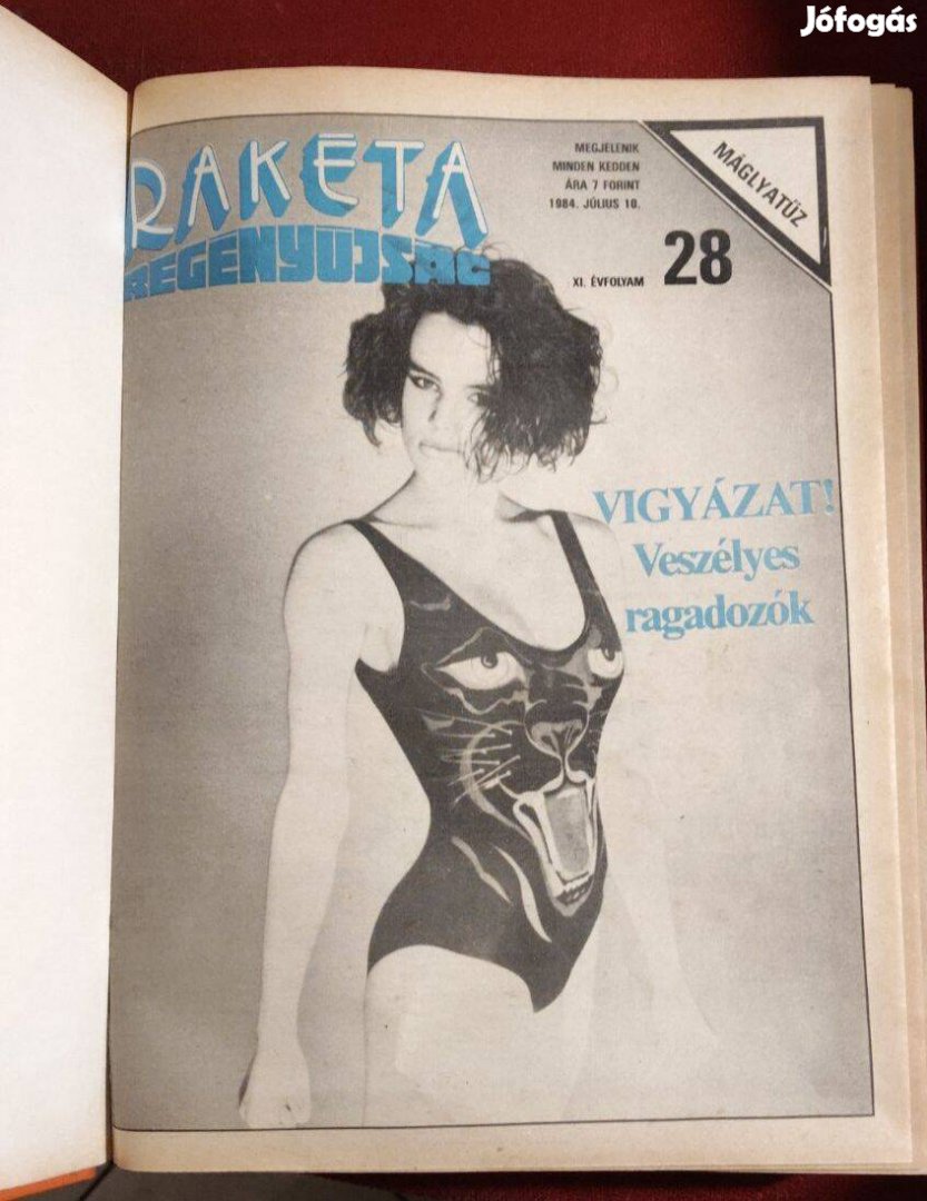Rekéta regényujság egybekötve, 1984-julius 10.Személyes átadás ,vagy p