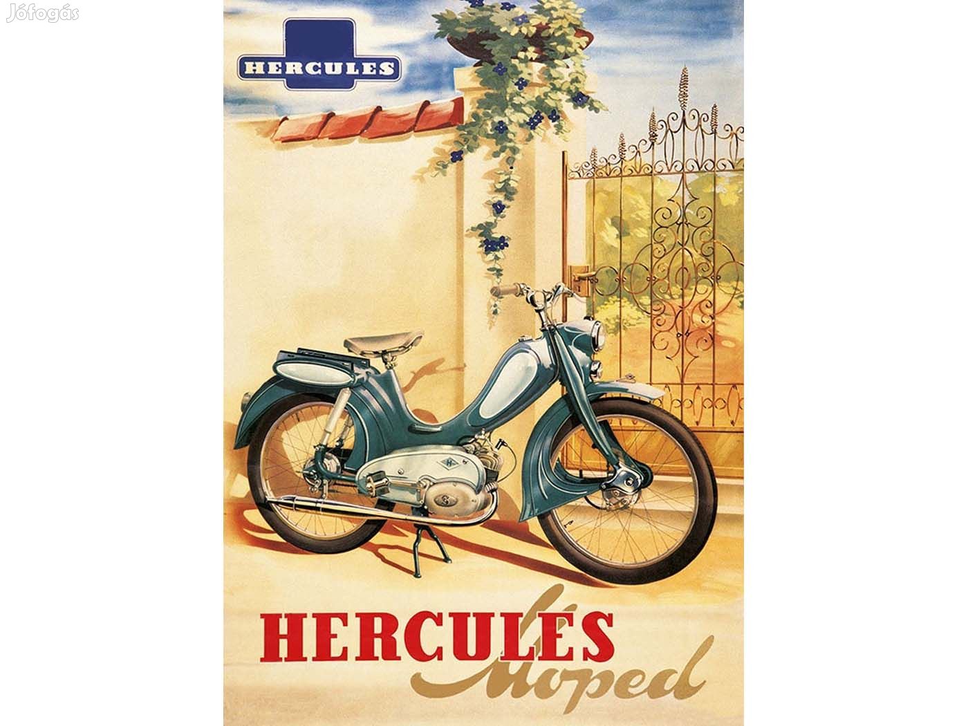 Reklámplakát Hercules 42cm x 29cm moped típus 217 számára