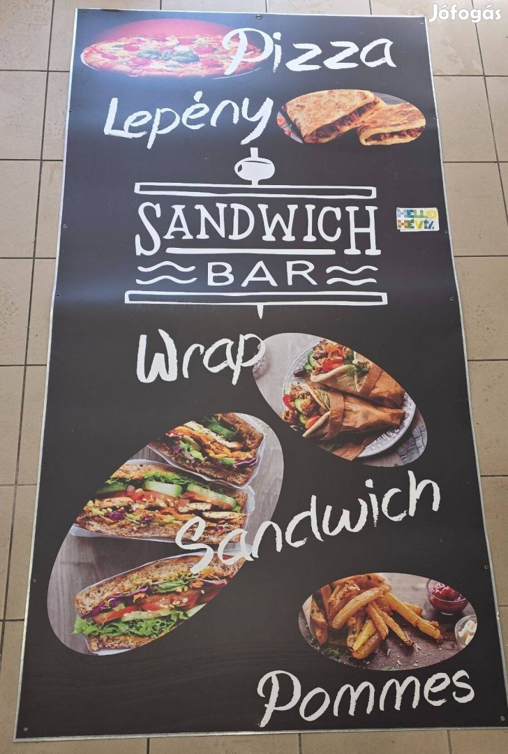 Reklámtábla Étterem, Büfé falra szerelhető