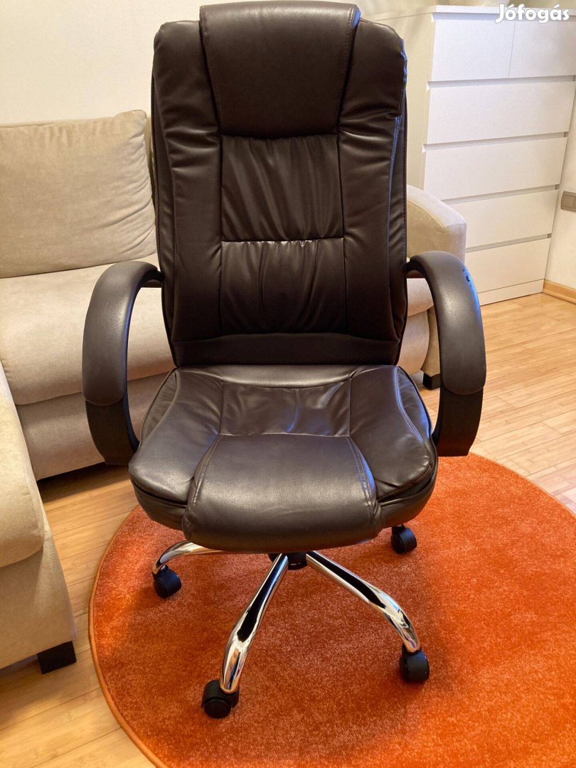 Relax barna műbőr irodai szék