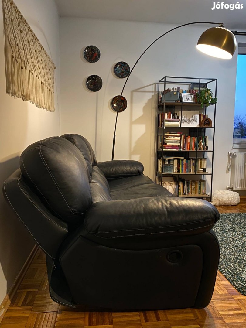 Relax funkciós, 3 személyes bőr kanapé