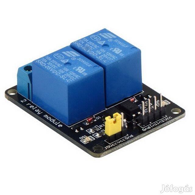 Relépanel 5V 2ch Arduino PIC AVR Relé Panel Modul