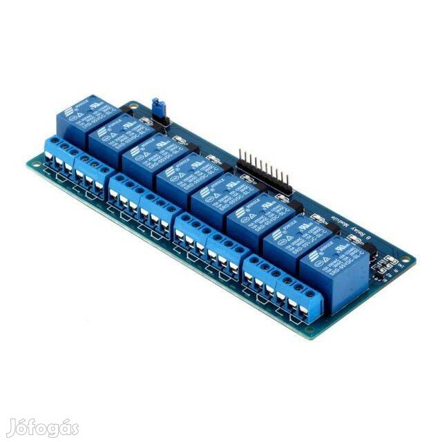 Relépanel 5V 8ch Arduino PIC AVR Relé Panel Modul