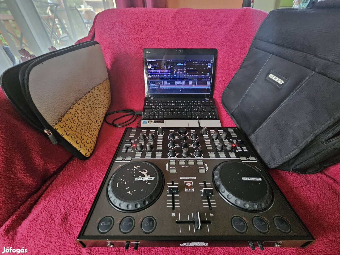 Reloop Digital Jockey IE2 dj kontrollell + Asus eee 1215n laptop