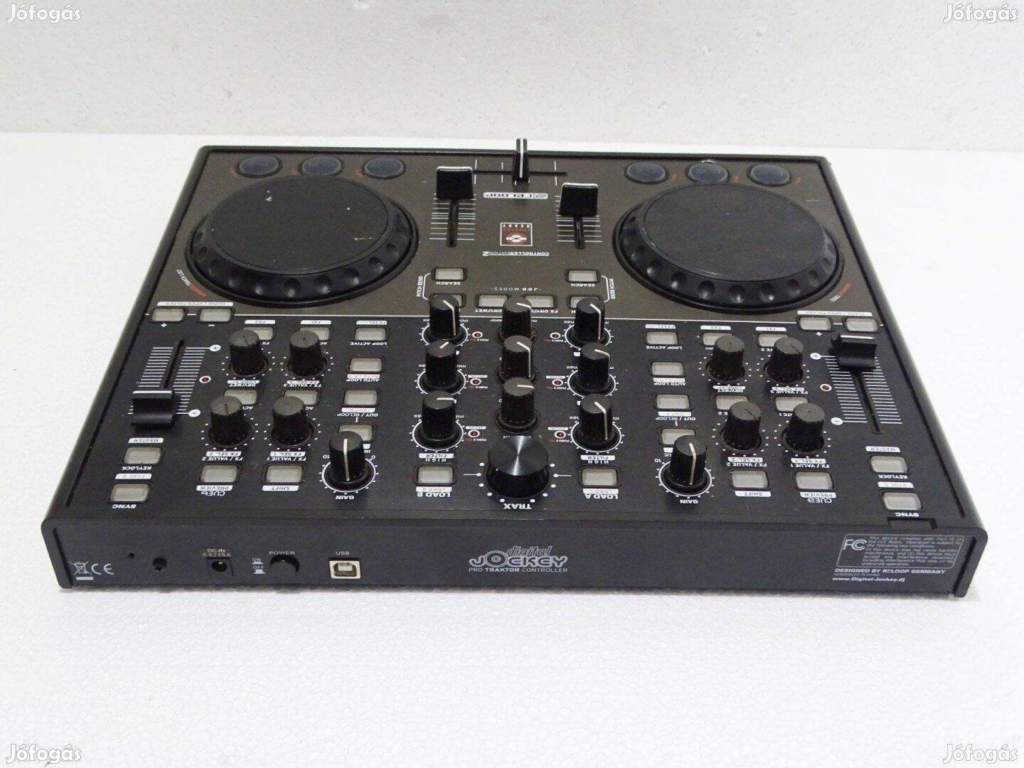 Reloop Jockey Digital kontroller Dj mixer keverő