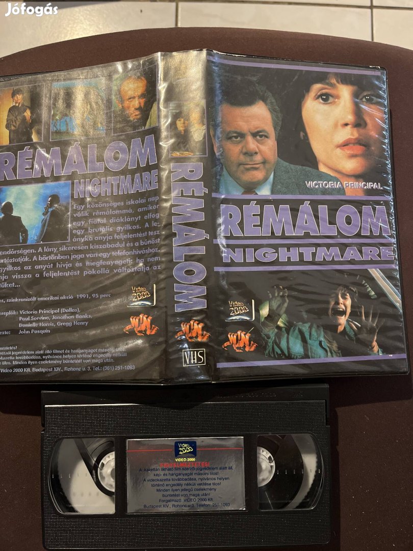 Rémálom vhs nagytok video 2000