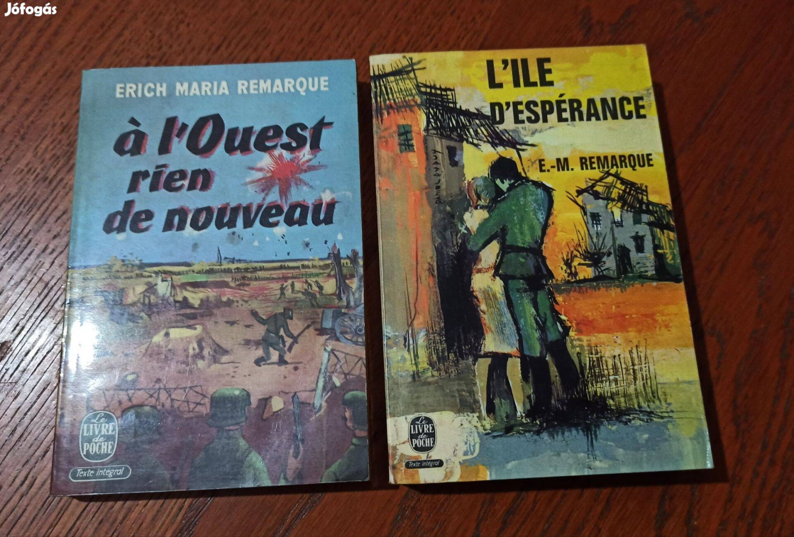 Remarque francia nyelvű könyvek