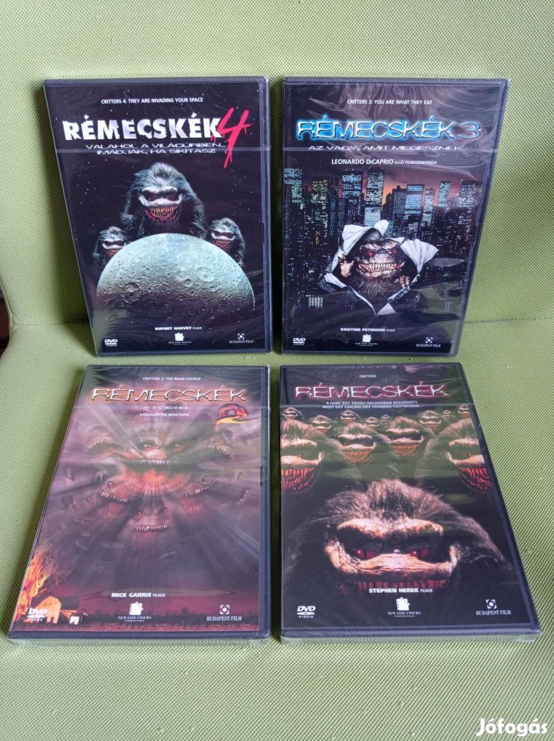 Rémecskék 1-4. DVD Bontatlan!