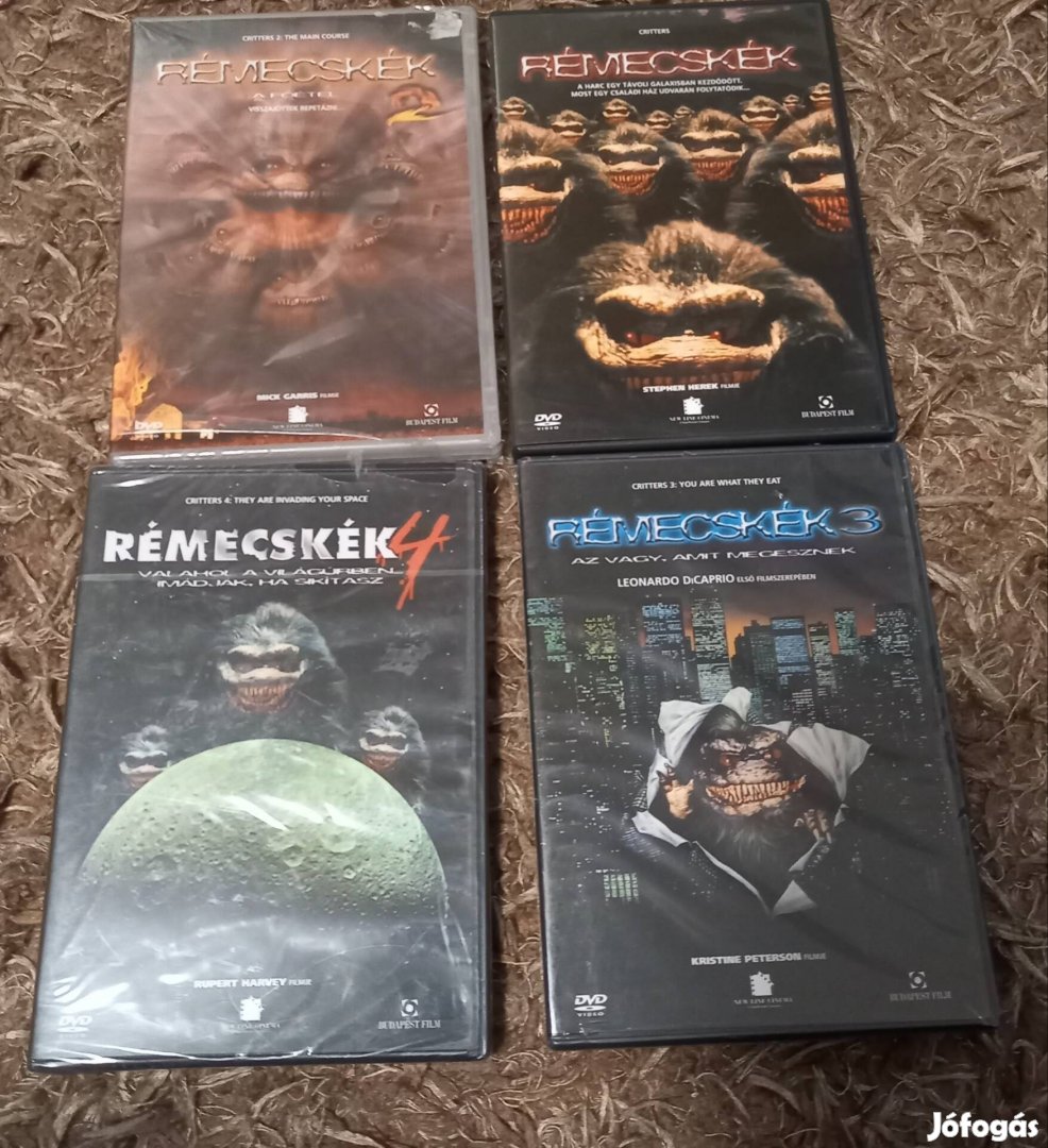 Rémecskék 1-4-ig -horror dvd - bontatlan
