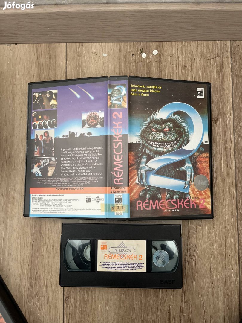 Rémecskék 2 vhs nagytok horror