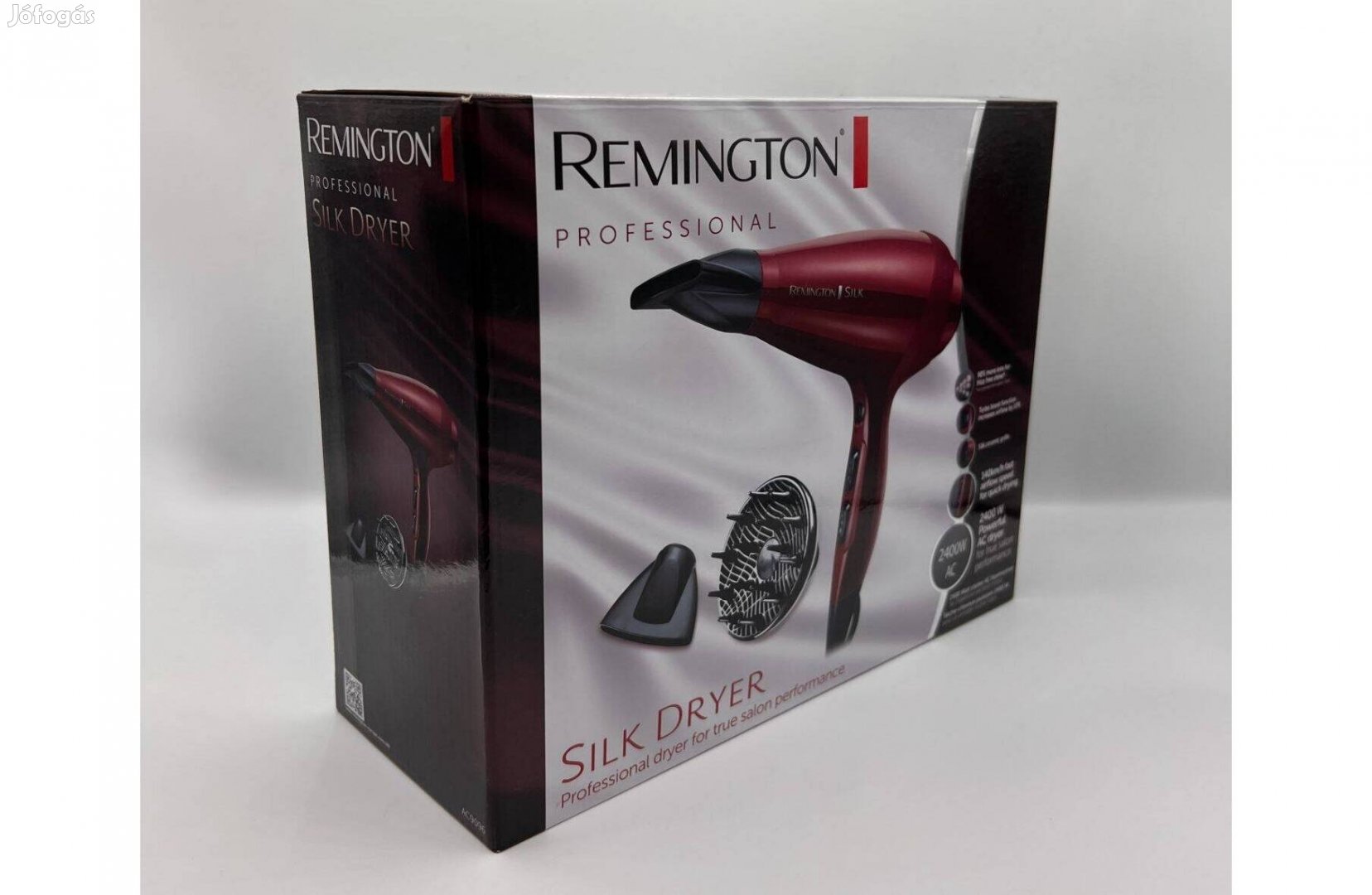 Remington AC9096 Silk Hajszárító, 2400W, 3 fokozat, 2 sebesség, új