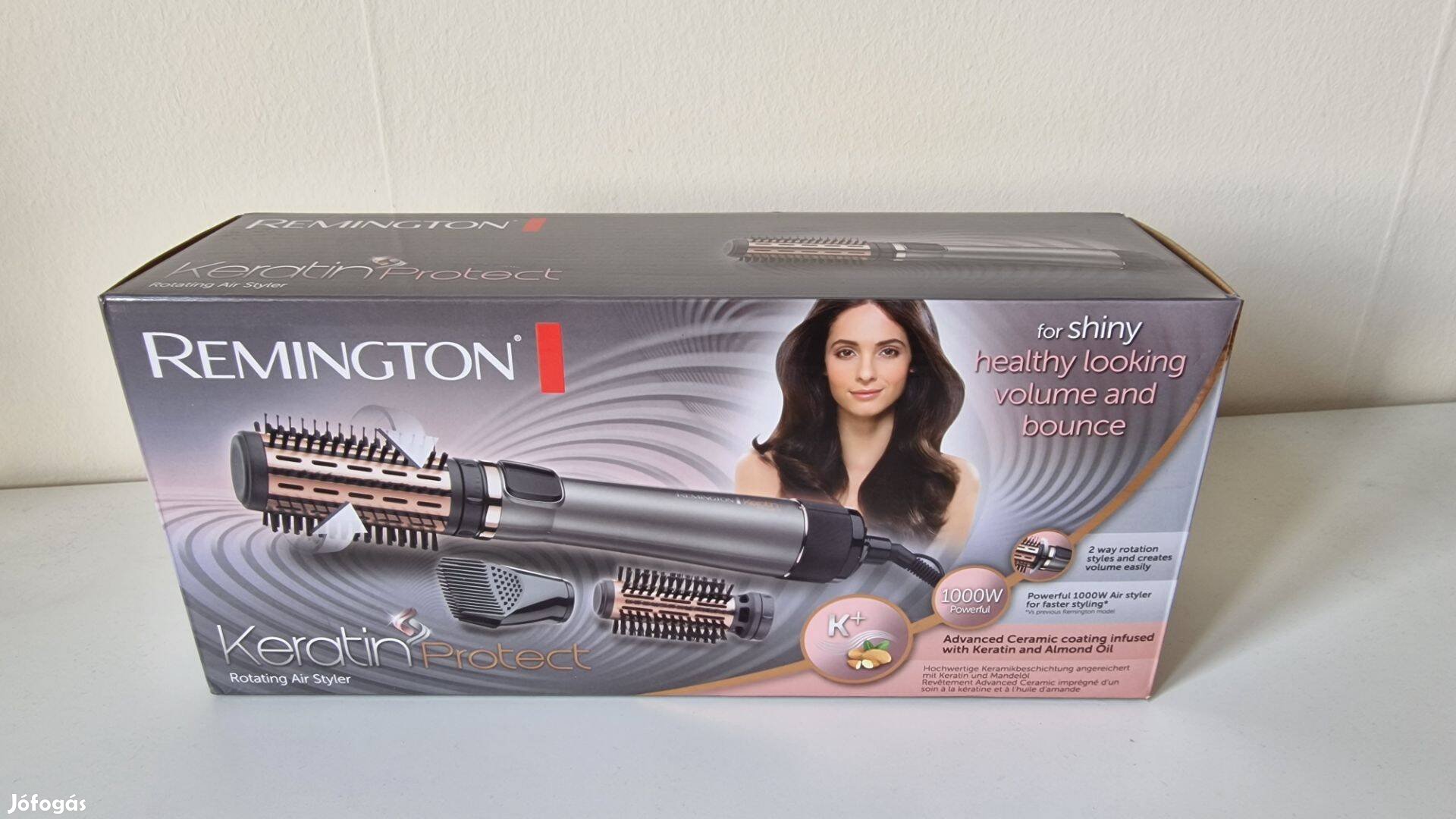 Remington AS8810 Keratin Protect forgófejes hajformázó, új