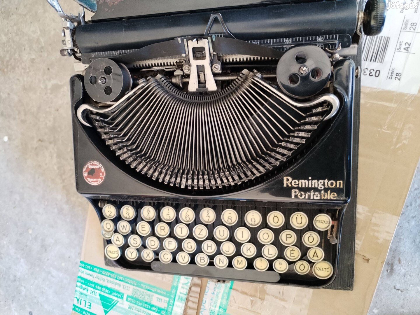 Remington Portable írógép Magyar billentyűzettel Nagyon szép