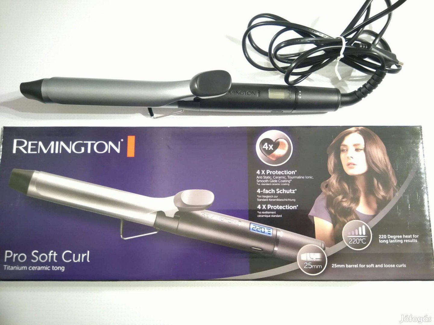 Remington Pro Soft Curl 25mm hajformázó eladó!