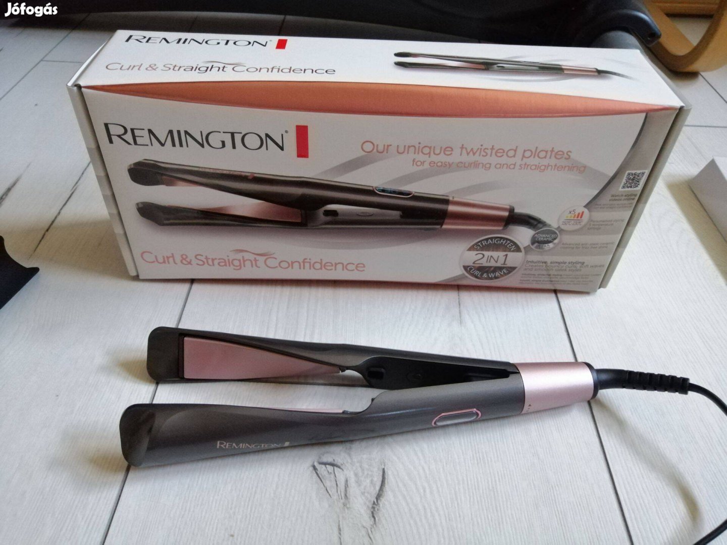 Remington S6606 Curl&Straight Confidence 2in1 hajformázó (újszerű)