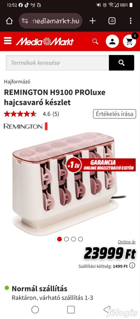 Remington hajgöndörítő