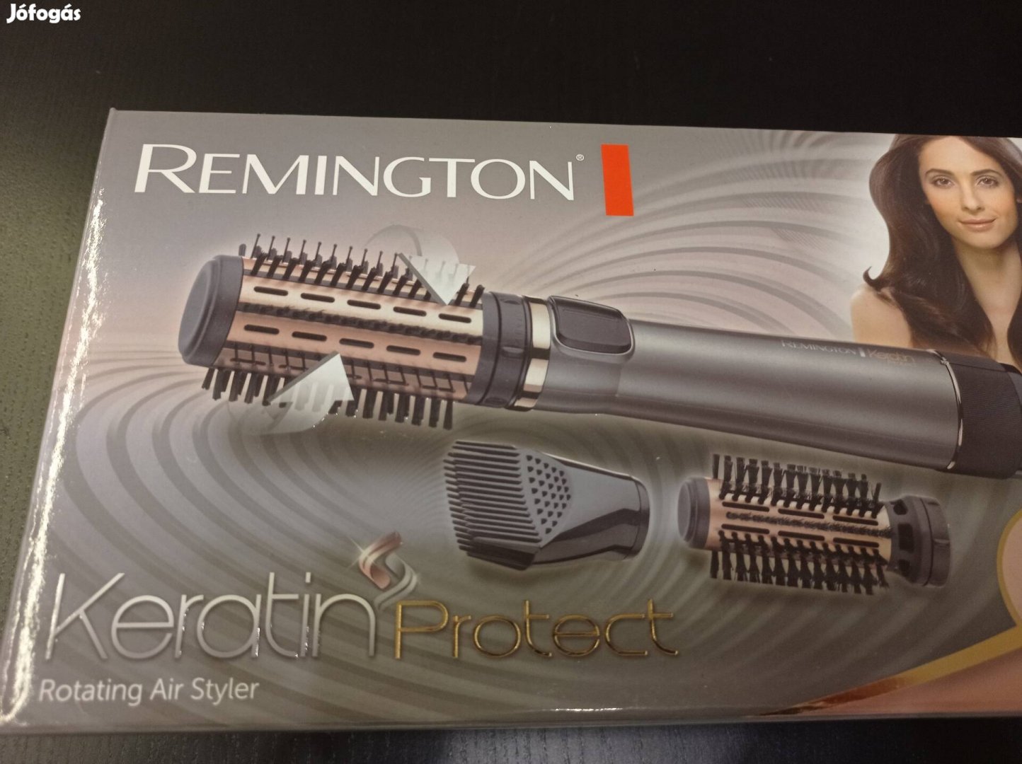 Remington hajszárító, meleg levegős hajformázó, új, tartozékaival