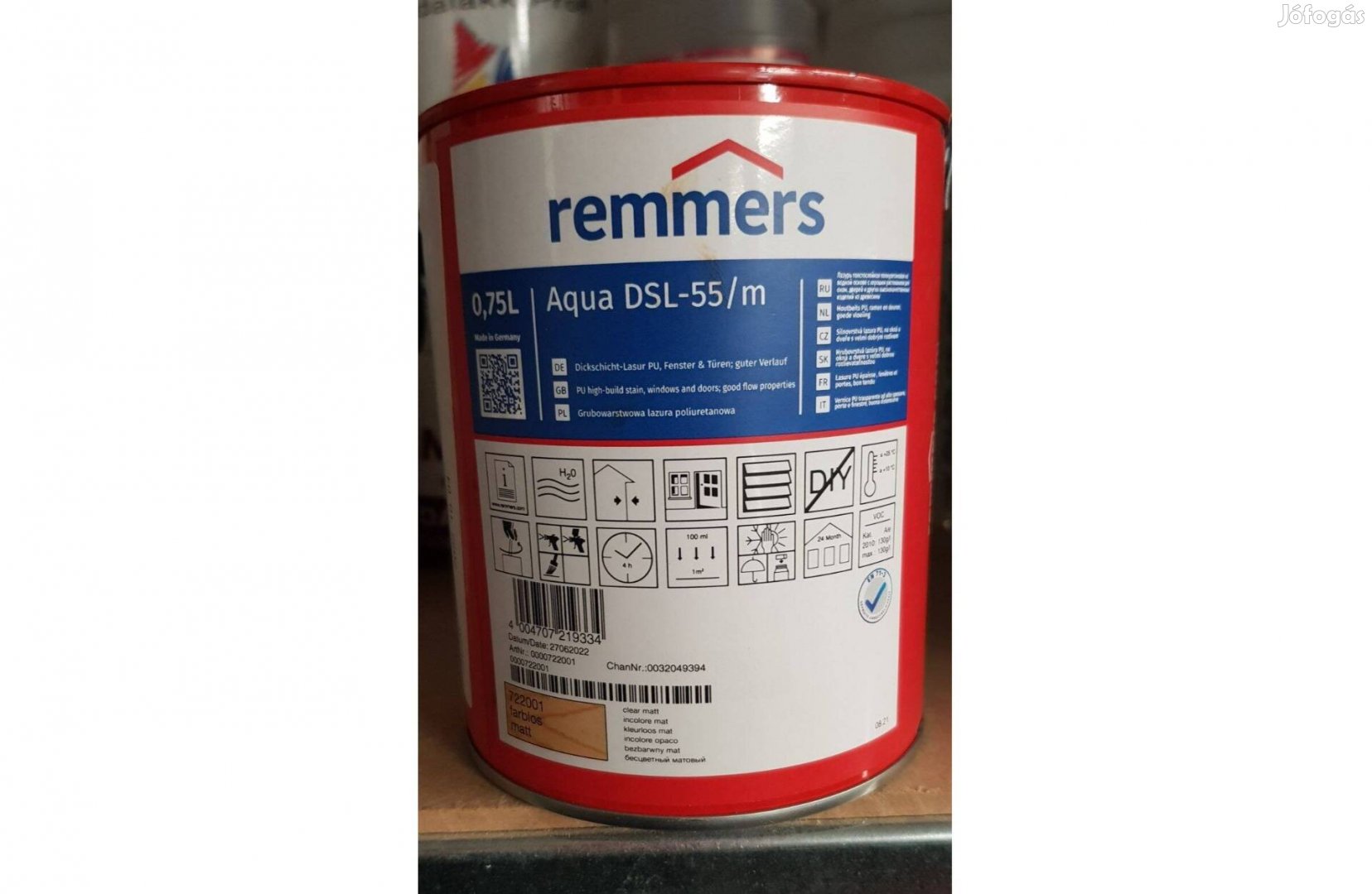 Remmers teak vízbázisú lazul festék