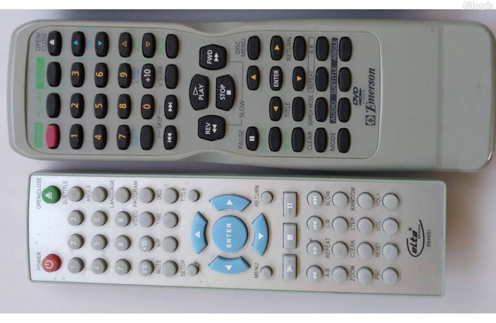 Remote control DVD játszó Távirányító ELTA 8949SI - Emerson dvdplayer