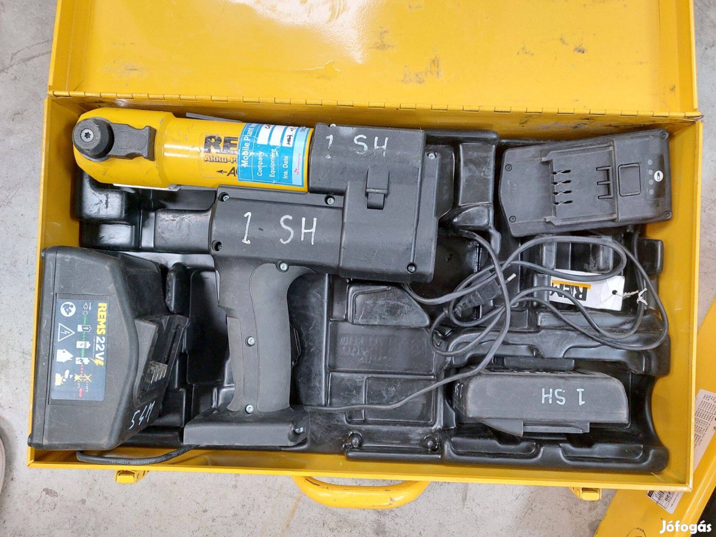 Rems Akku Press 22V akkumulátoros radiálprés