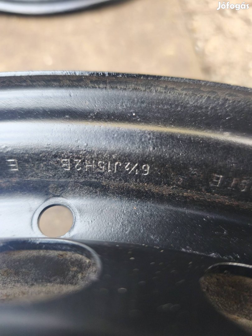 Renault 15 coll lemezfelni acélfelni 