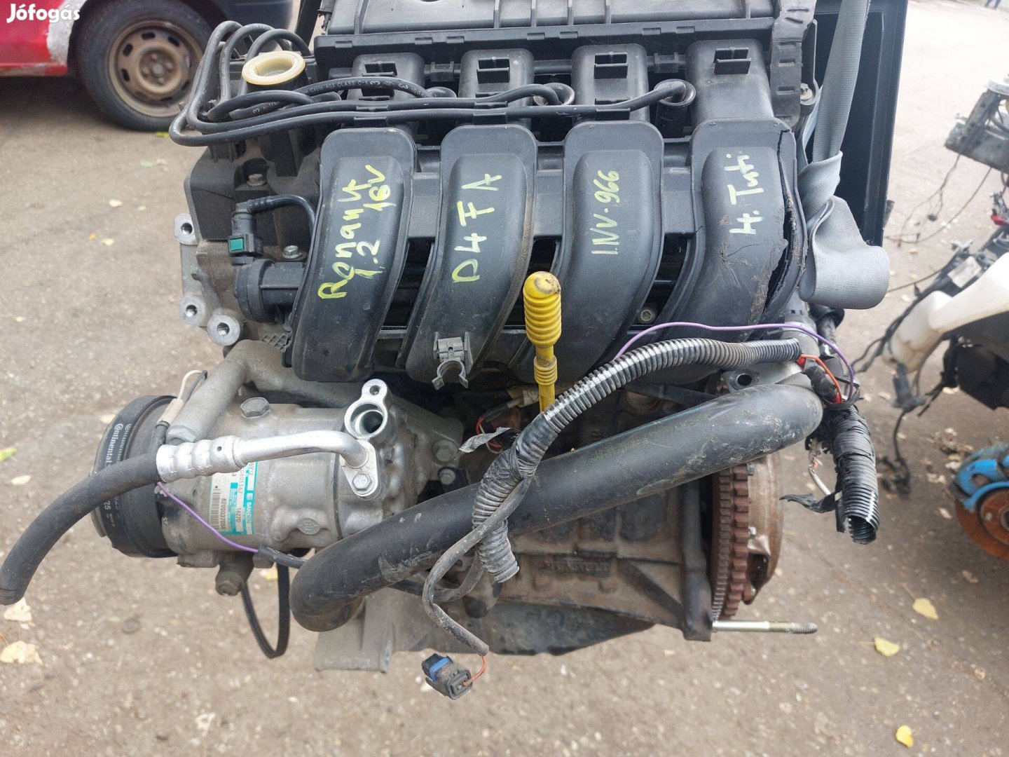 Renault 1.2 16V komplett motor D4Fa