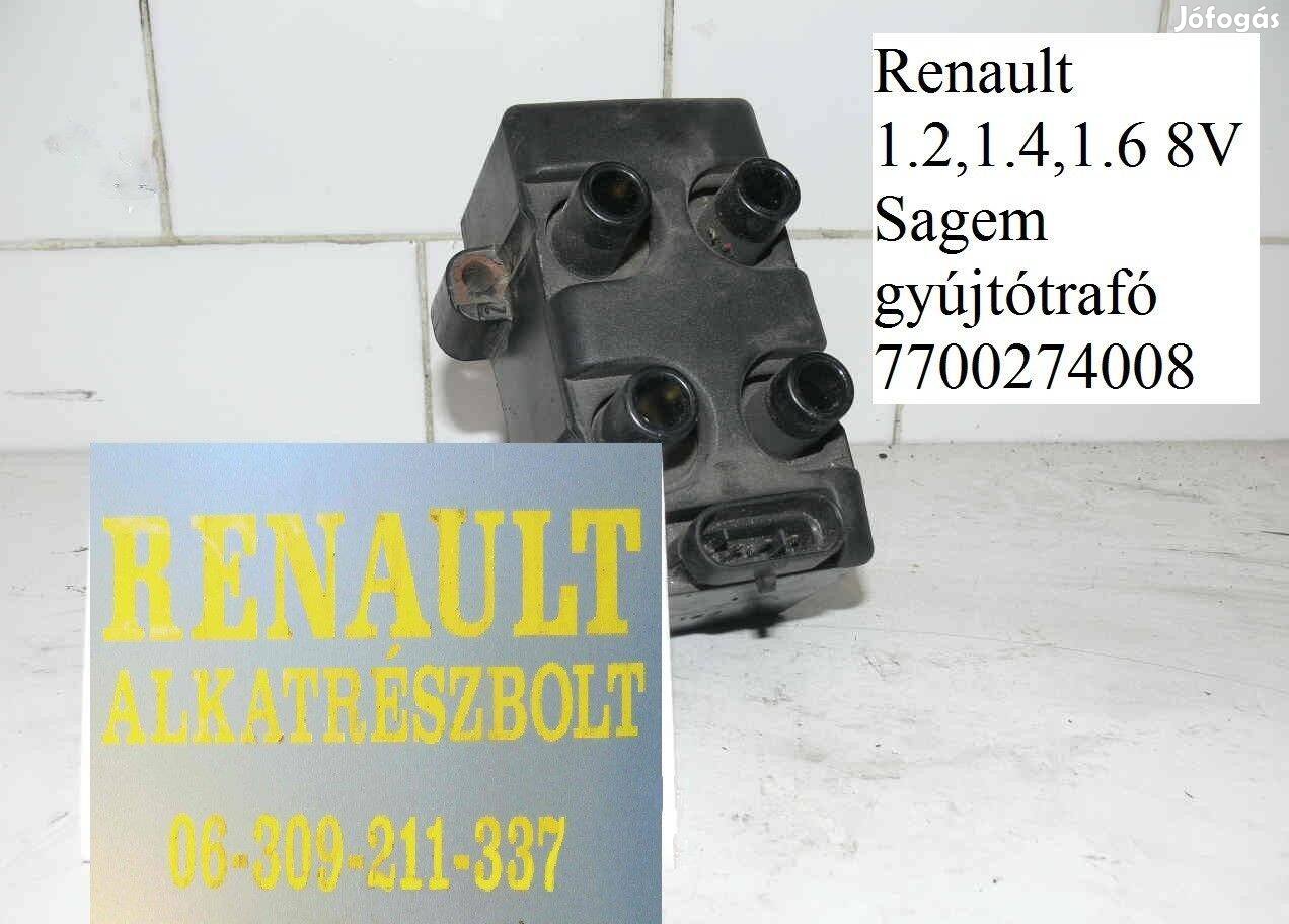 Renault 1.2,1.4,1.6 8V Sagem gyújtótrafó 7700274008