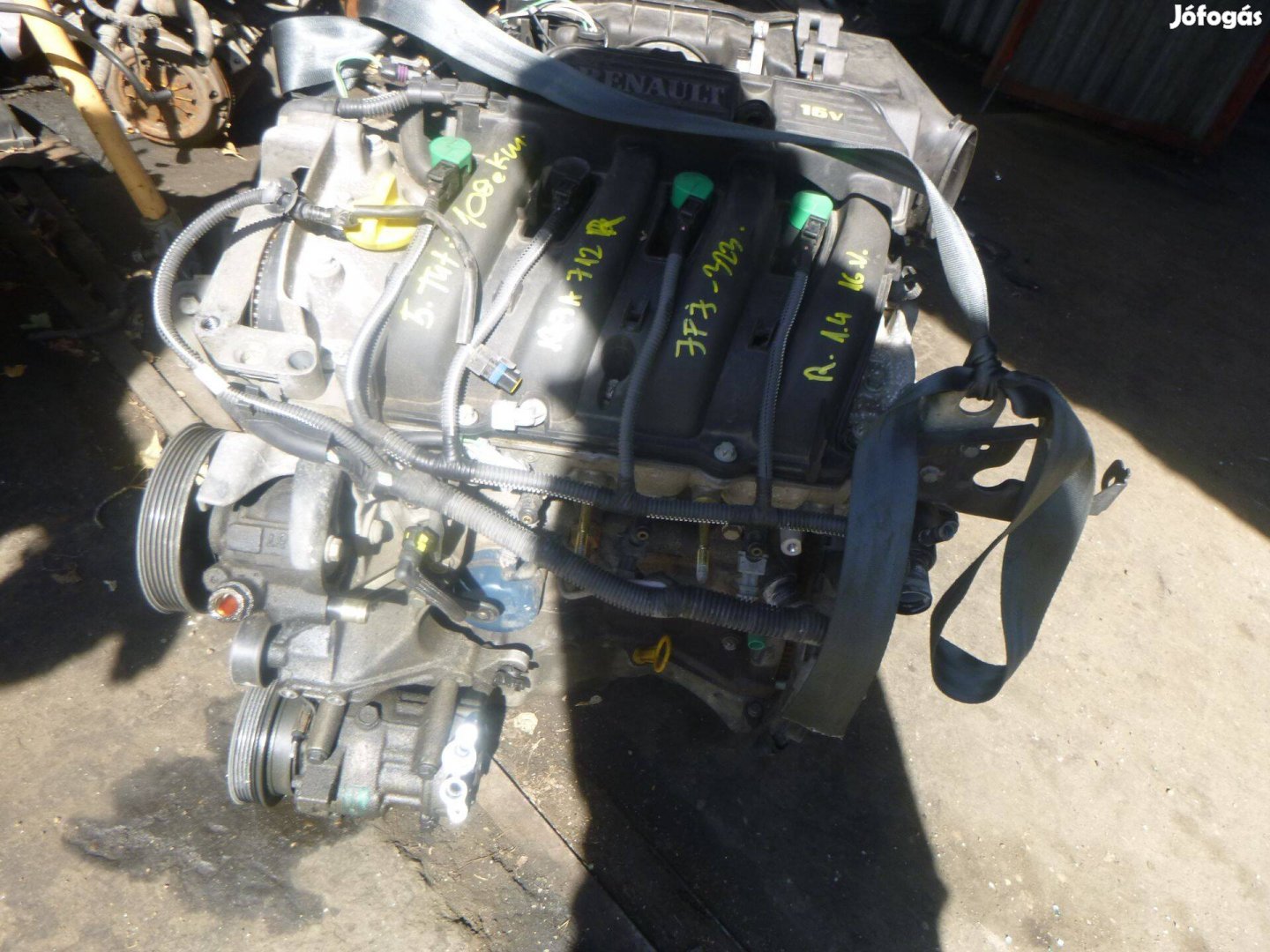 Renault 1.4 16V komplett motor K4JA712R