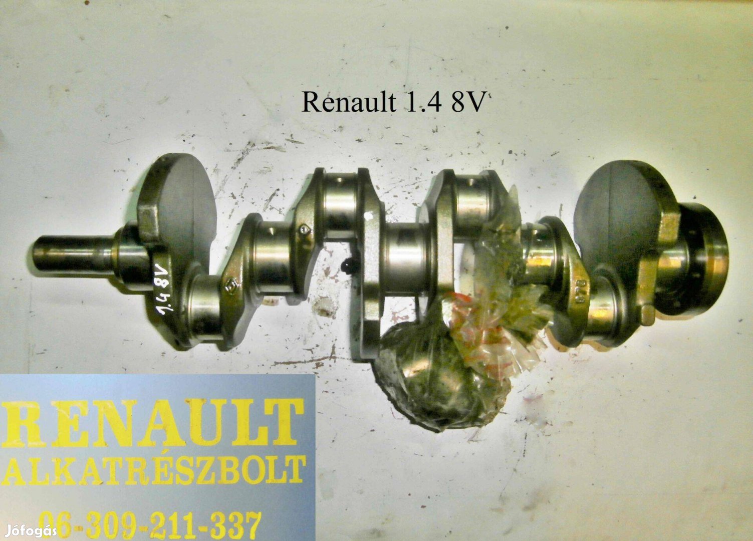 Renault 1.4 8V k7j főtengely