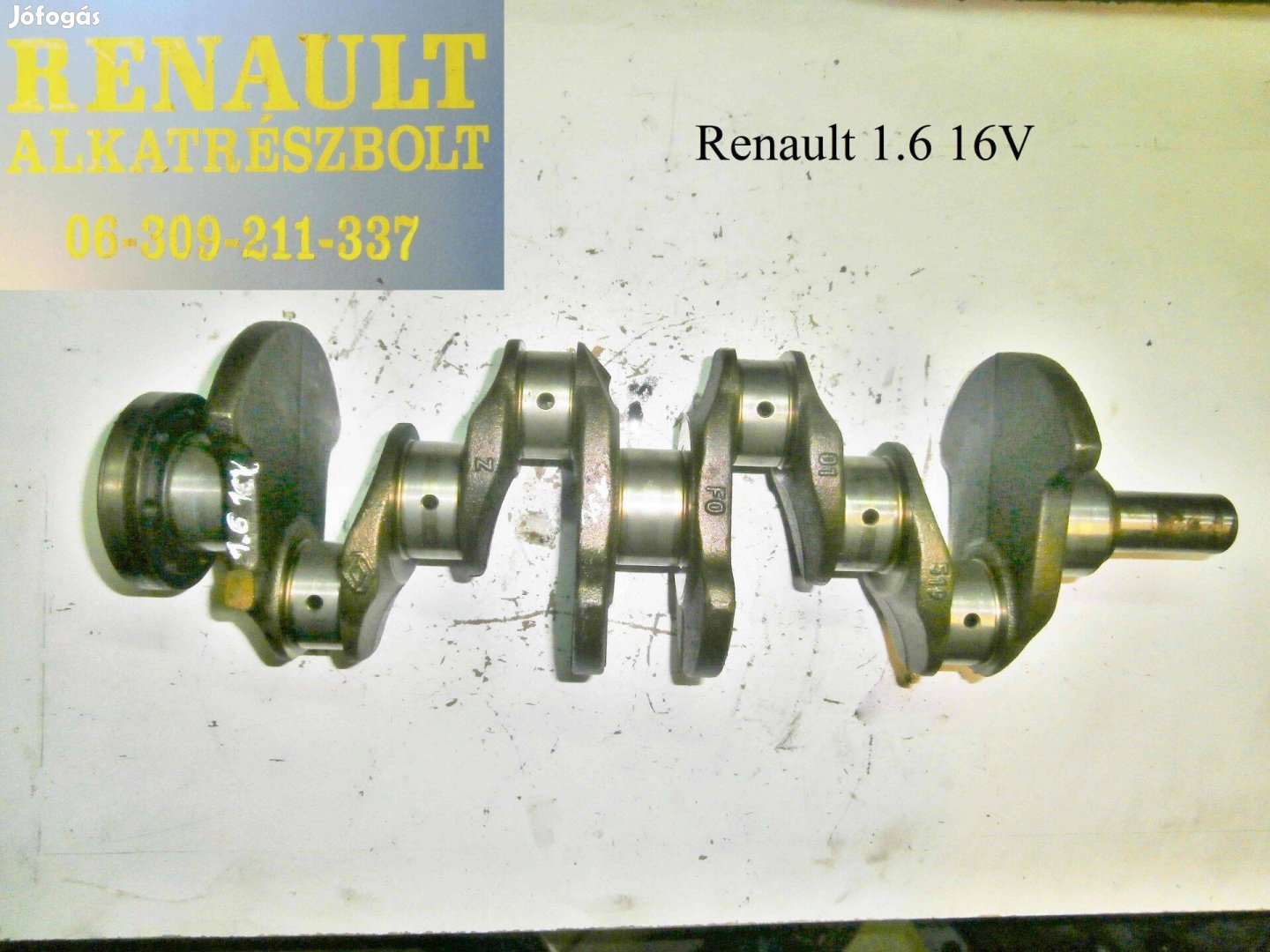 Renault 1.6 16V főtengely