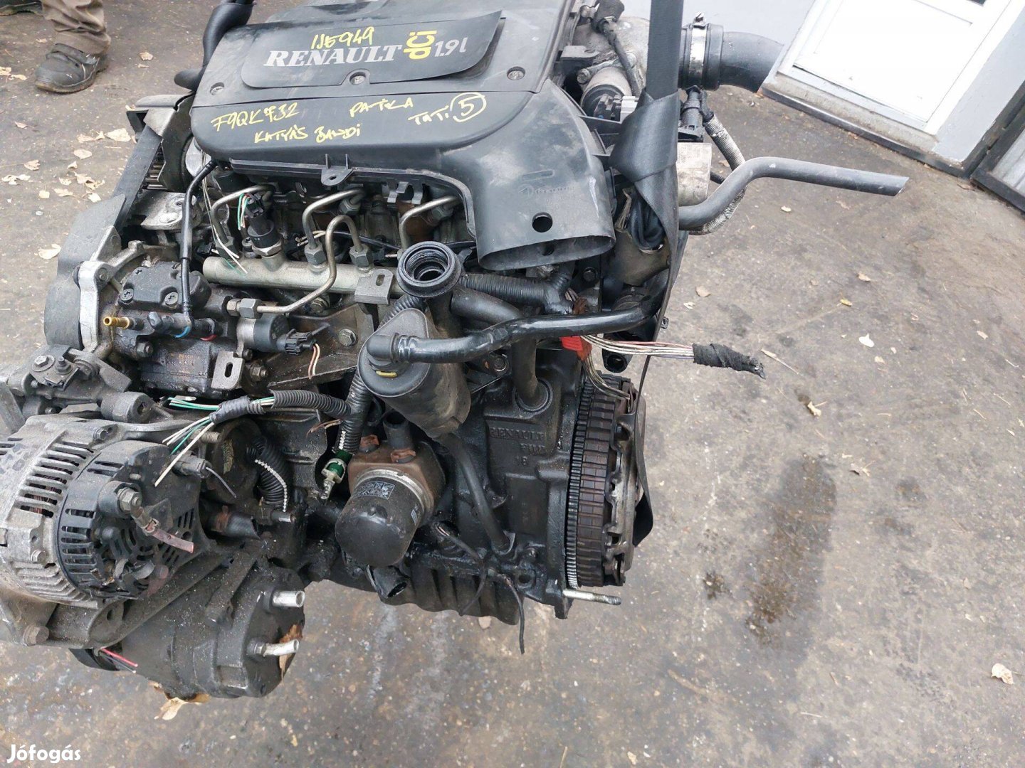 Renault 1.9 dci komplett motor F9Qk732