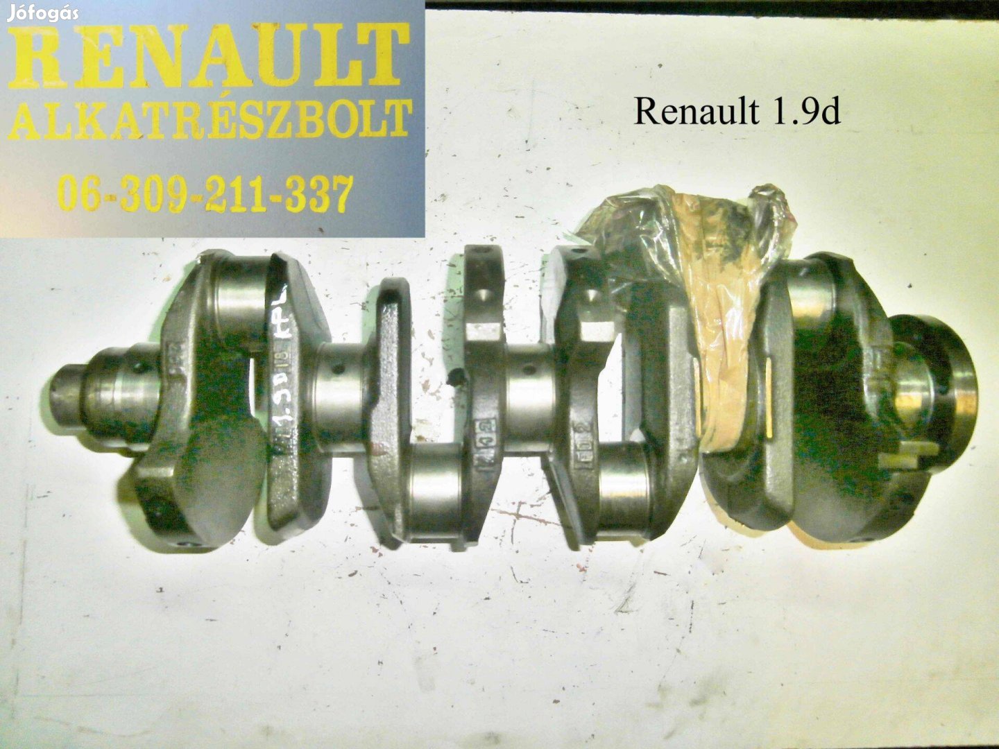 Renault 1.9d főtengely hajtókar