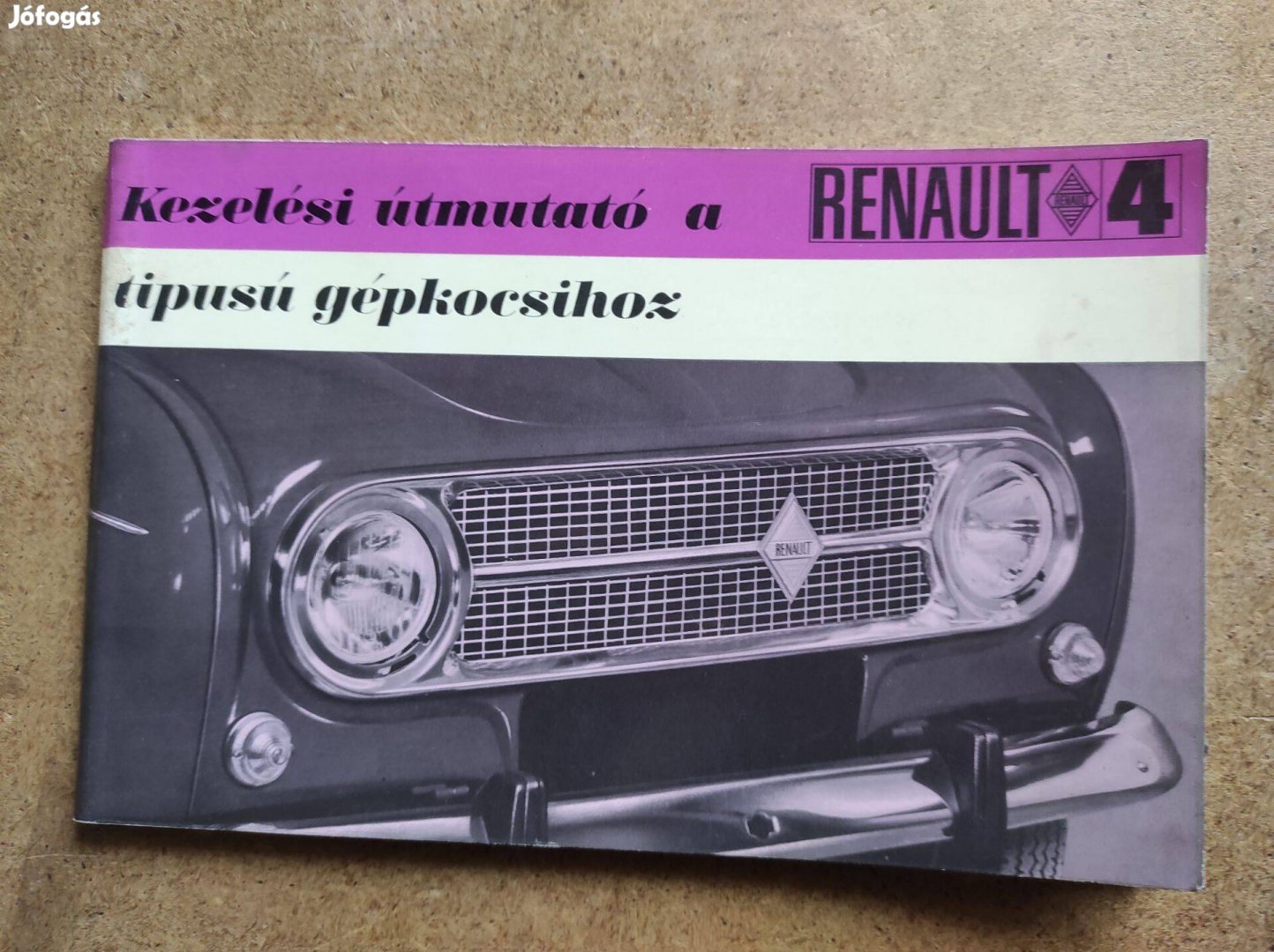 Renault 4 kezelési útmutató