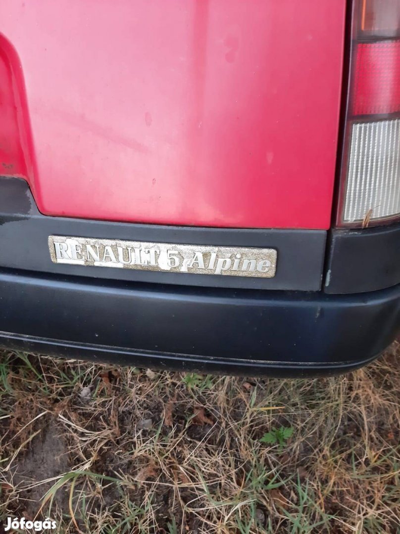 Renault 5 Alpine papírok nélkül eladó