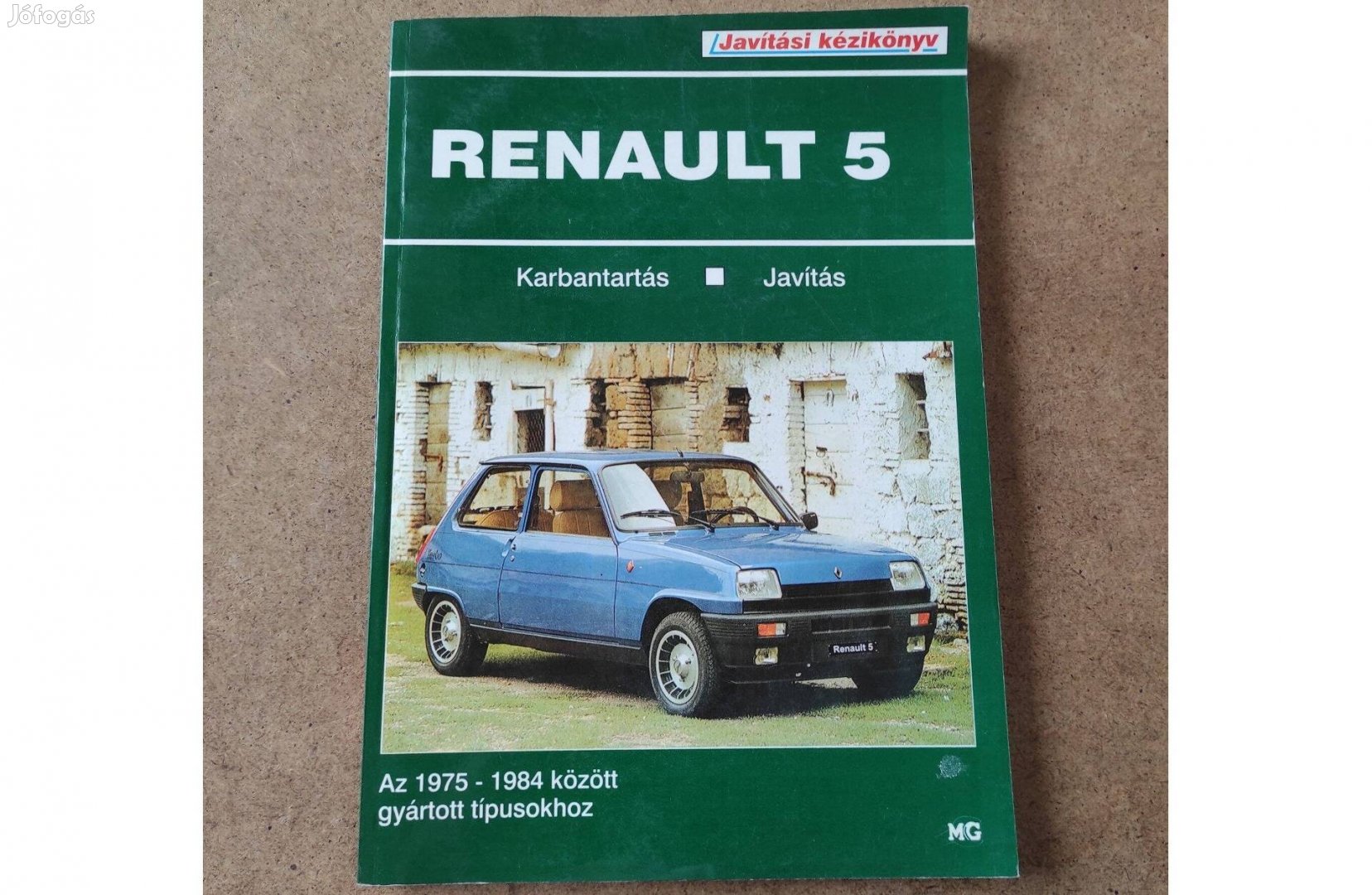 Renault 5 javítási karbantartási könyv