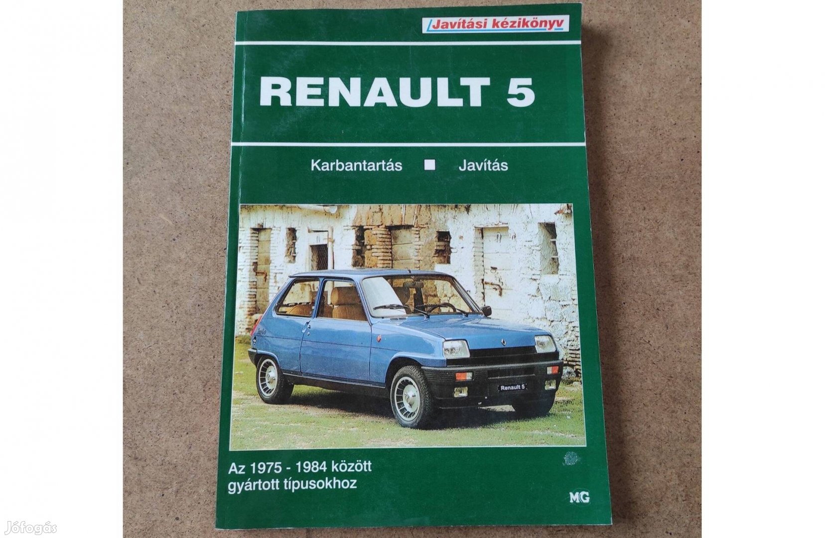 Renault 5 javítási karbantartási könyv