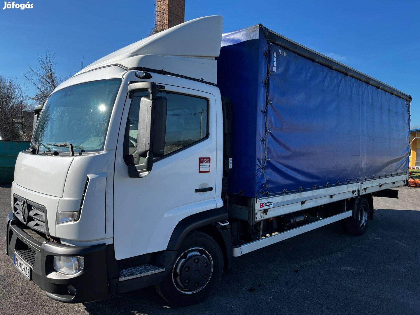 Renault 7,5t Kadia TK02 ponyvás teherautó