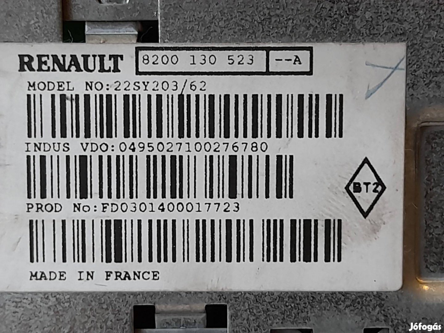 Renault 8200130523 GPS vezérlő gyári!