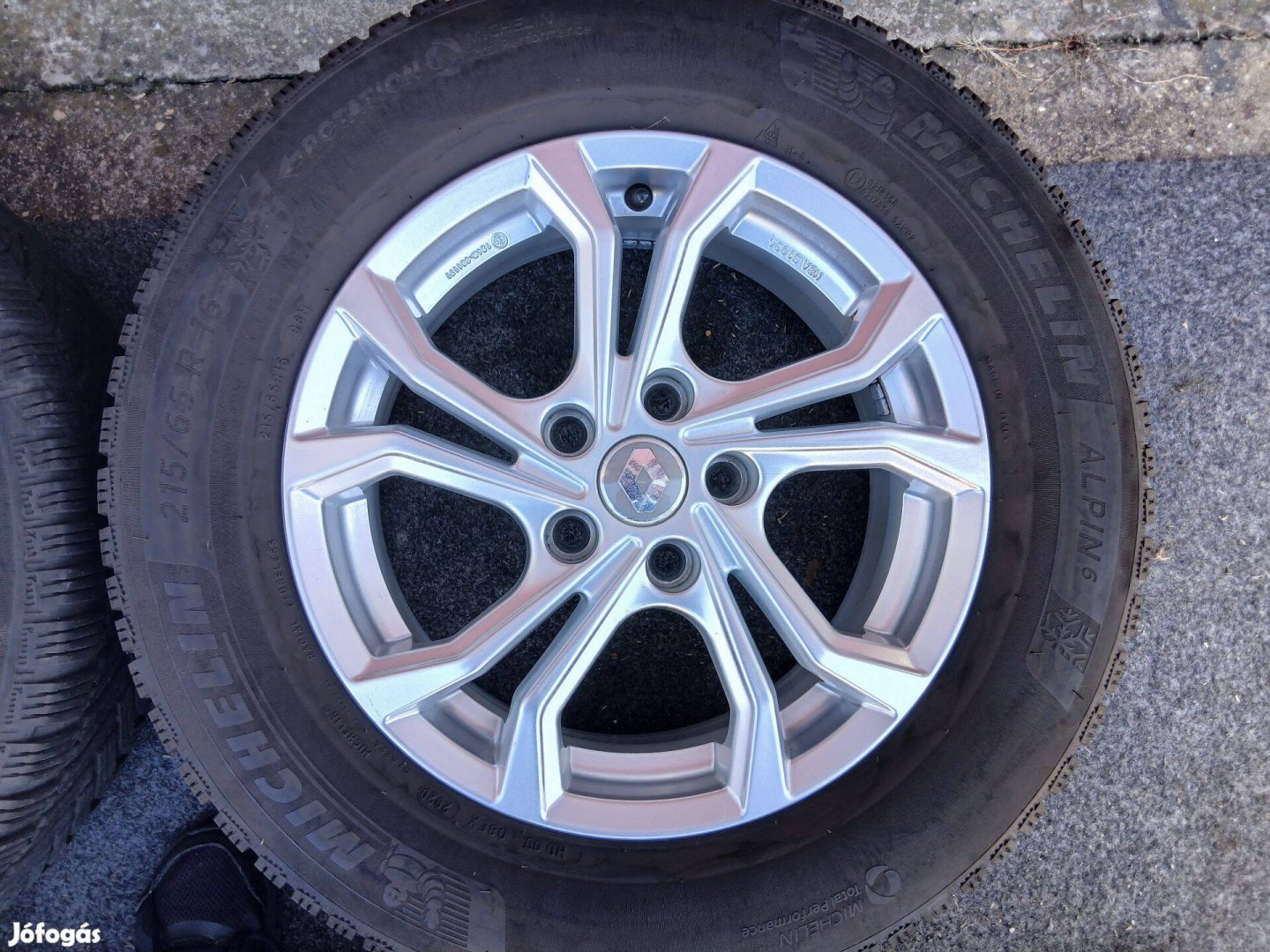 Renault Captur II Kadjar 16" alufelni felni újszerű Michelin téli gumi