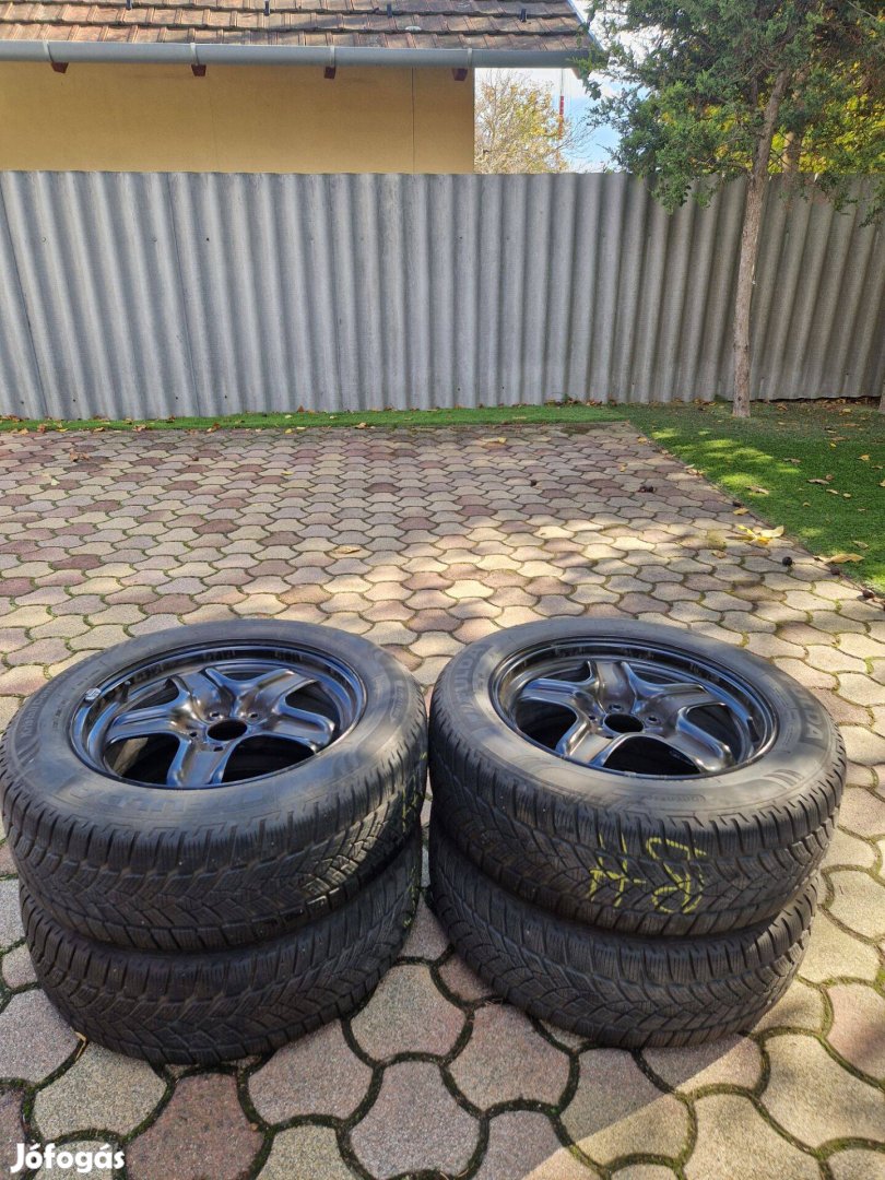 Renault Captur II. gyári acélfelni + téligumi Fulda 215/60R17 szett 4d