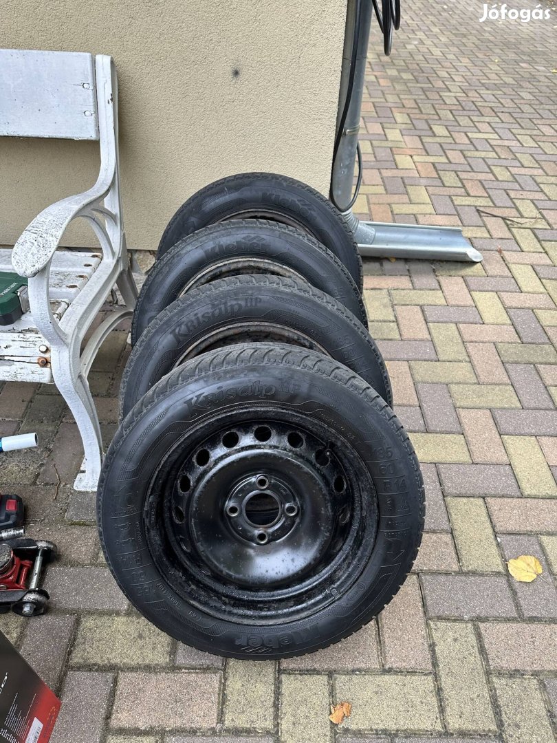 Renault Clio 2 Acélfelni 4x100 185/60 R14 Et43 téligumival