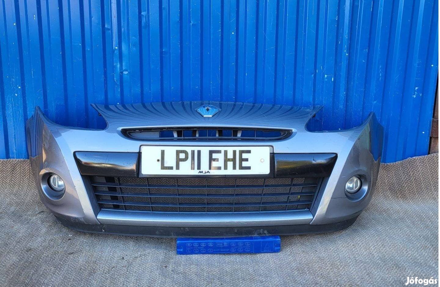 Renault Clio 3 III 195 2009- gyári első lökhárító 8200799935 grafit